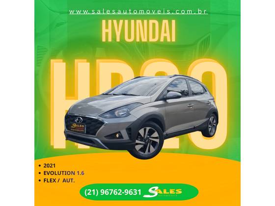 HYUNDAI HB20X 1.6 16V FLEX EVOLUTION AUTOMÁTICO HYUNDAI HB20X 1.6 16V FLEX EVOLUTION AUTOMÁTICO